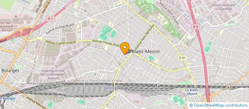 localisation de l'entreprise ASS SEMAILLES ET CREATION à LE BLANC-MESNIL