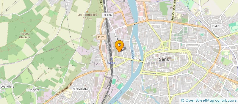 localisation de l'entreprise ASS SENON.ORG à SENS