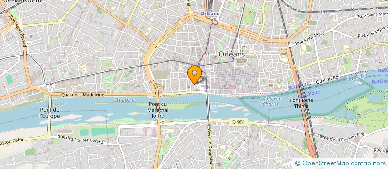 localisation de l'entreprise ASS SENSI FORMAT RECHERCHE ENVIRONNEMENT à ORLEANS