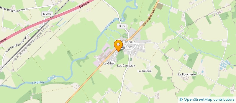 localisation de l'entreprise ASS SENSIBILISATION ANIMATION DE SECURITE ET EDUCATION ROUTIERE  SCEAUX-SUR-HUISNE