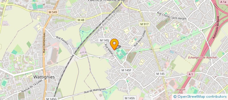 localisation de l'entreprise ASS SEPTENTRI EPIDEMIO PSYCHIATRIQUE  FACHES-THUMESNIL