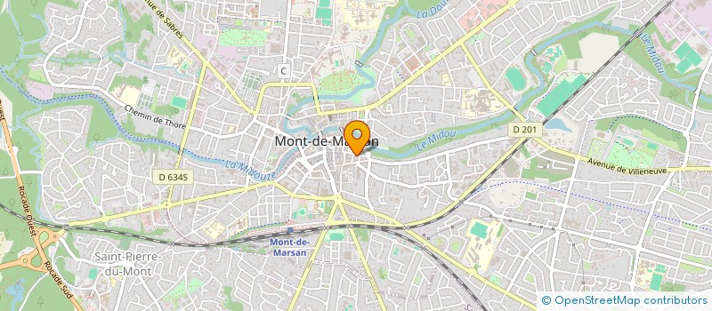localisation de l'entreprise ASS SERA à MONT-DE-MARSAN