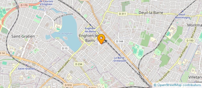 localisation de l'entreprise ASS SERVICE D'URGENCE MEDICALE 95 à ENGHIEN-LES-BAINS