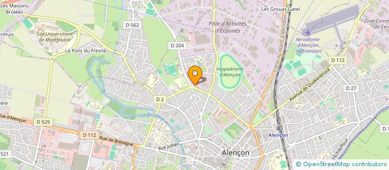 localisation de l'entreprise ASS SERVICE DERATISATION à ALENCON