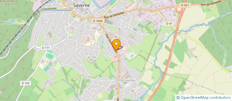 localisation de l'entreprise ASS SERVICE GARDE DOMIC CIRCONS SAVERNE à SAVERNE
