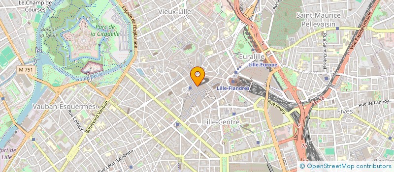 localisation de l'entreprise ASS SERVICE SOCIAL DE LA VOIX DU NORD à LILLE