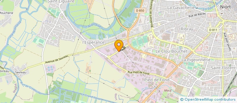 localisation de l'entreprise ASS SERVICES COOPERATIFS PERSONNALISES D AIDE A DOMICILE à NIORT