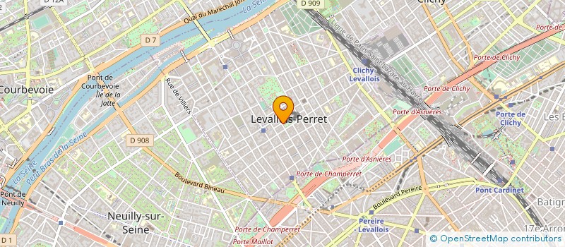 localisation de l'entreprise ASS SERVICES DOMICILE LEVALLOIS à LEVALLOIS-PERRET