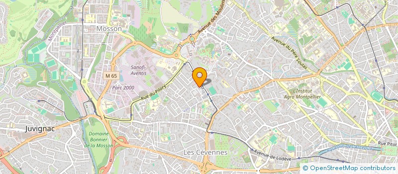 localisation de l'entreprise ASS SERVICES PERS PROX EST HERAULT LABEL à MONTPELLIER