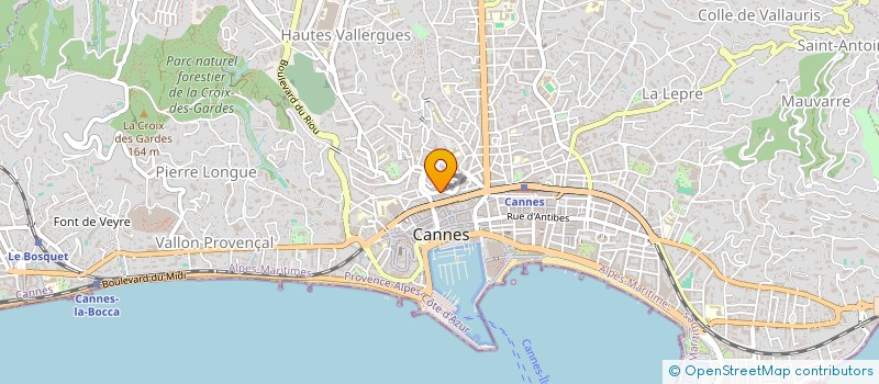 localisation de l'entreprise ASS SESAME INTERNATIONAL à CANNES