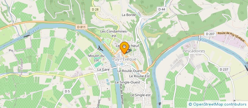 localisation de l'entreprise ASS SESSAD à PUY-L'EVEQUE