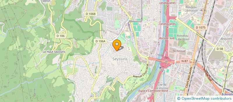 localisation de l'entreprise ASS  SEYSSINS-ACCUEIL à SEYSSINS