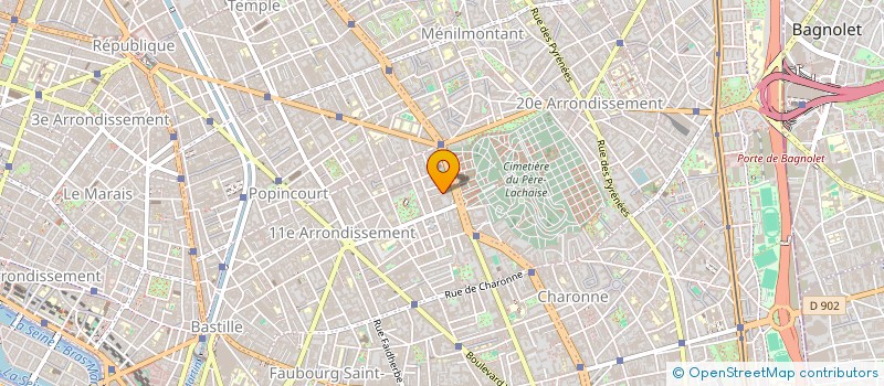 localisation de l'entreprise ASS SILENCES D'ORPHEE  PARIS