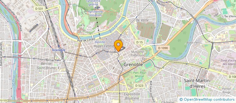localisation de l'entreprise ASS SIMOREY  GRENOBLE