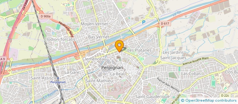 localisation de l'entreprise ASS SKENE PRODUCTIONS  PERPIGNAN