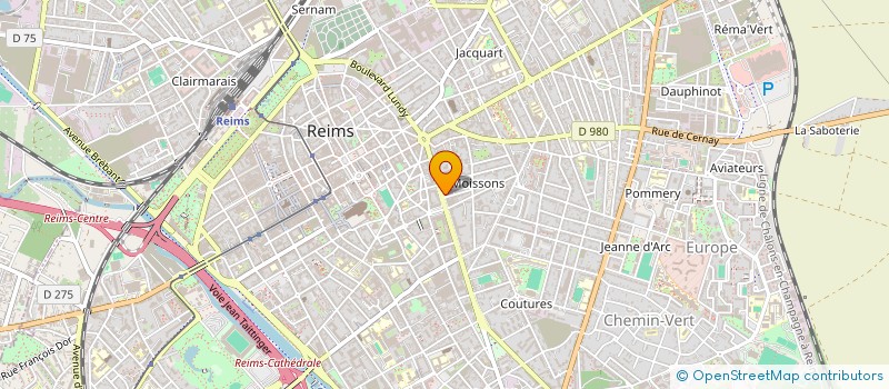 localisation de l'entreprise ASS  SNUIPP  REIMS