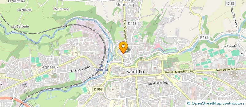 localisation de l'entreprise ASS SNUIPP 50  SAINT-LO