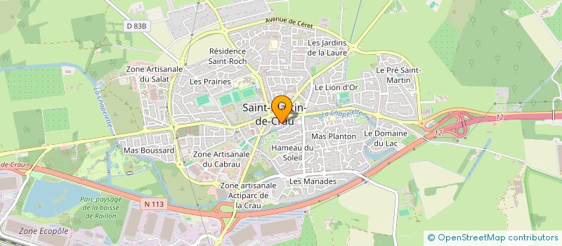 localisation de l'entreprise ASS SOCIETE DE CHASSE DE LA DYNAMITE à SAINT-MARTIN-DE-CRAU