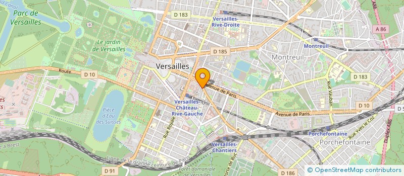 localisation de l'entreprise ASS  SOCIETE DE CHASSE LES MARCASSINS à VERSAILLES