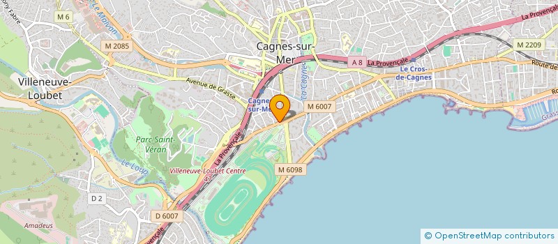 localisation de l'entreprise ASS SOCIETE DE FORMATION K.N. à CAGNES-SUR-MER