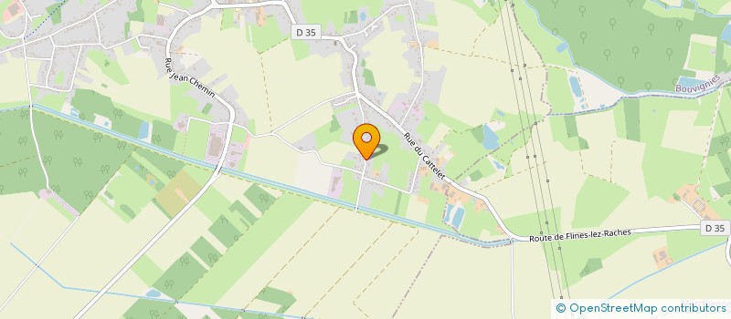 localisation de l'entreprise ASS SOCIETE DES LOISIRS DU CATELET  FLINES-LEZ-RACHES