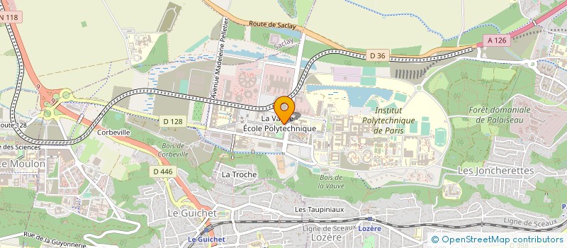 localisation de l'entreprise ASS SOCIETE FRANCAISE D'OPTIQUE à PALAISEAU