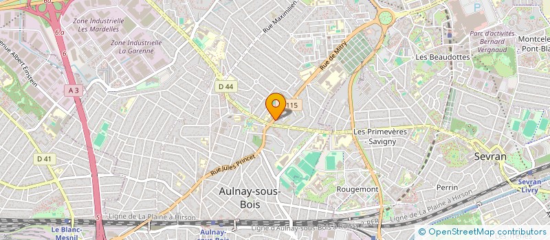 localisation de l'entreprise ASS SOCIETE HISTOIRE DES HOMMMES DE FEU à AULNAY SOUS BOIS