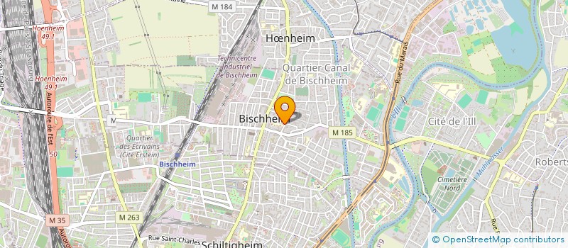 localisation de l'entreprise ASS SOCIETE MUSIQUE HARMONIE BISCHHEIM  BISCHHEIM