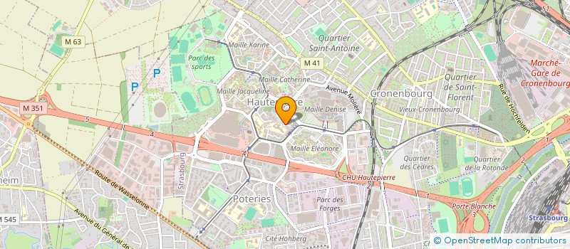 localisation de l'entreprise ASS SOCIETE MYCOLOGIQUE DE STRASBOURG à STRASBOURG