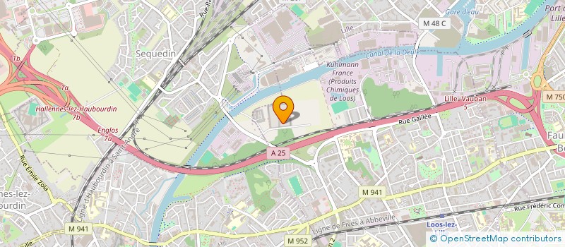 localisation de l'entreprise ASS SOCIO CULT SPORT MAISON ARRET LOOS  LOOS