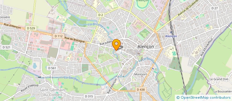 localisation de l'entreprise ASS SOCIO CULTL PERS MINIST JUSTICE TRIBUNAL ALENCON à ALENCON