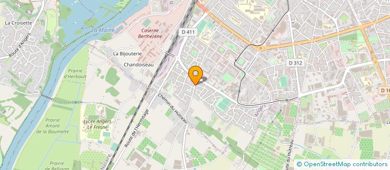 localisation de l'entreprise ASS SOCIO CULTU DU CTRE REG INFORM IMPOT à ANGERS