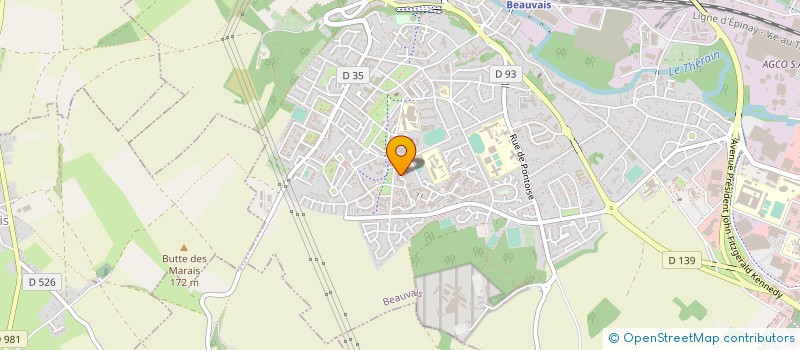 localisation de l'entreprise ASS SOCIO CULTURELLE AFRICAINS OISE  BEAUVAIS