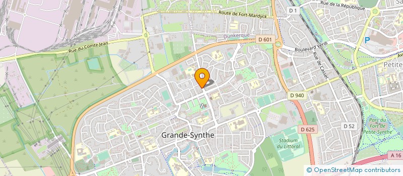 localisation de l'entreprise ASS SOCIO CULTURELLE COLLEGE J.VERNE à GRANDE-SYNTHE