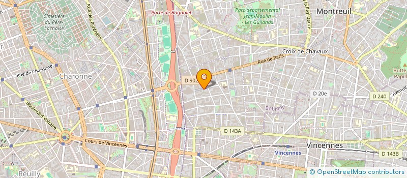 localisation de l'entreprise ASS SOCIO CULTURELLE DU BOIS MONTREUIL à MONTREUIL