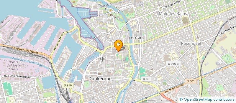 localisation de l'entreprise ASS SOCIO CULTURELLE DU COLL GUILLEMINOT à DUNKERQUE