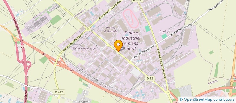 localisation de l'entreprise ASS SOCIO CULTURELLE DU CRI  AMIENS