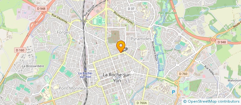 localisation de l'entreprise ASS SOCIO-CULTURELLE ET SPORTIVE à LA ROCHE-SUR-YON
