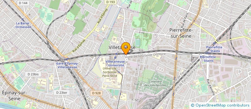 localisation de l'entreprise ASS SOCIO CULTURELLE IUT DE VILLETANEUSE à VILLETANEUSE
