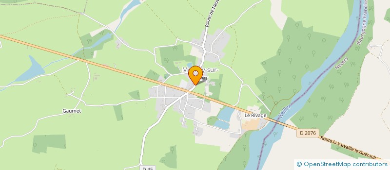 localisation de l'entreprise ASS SOCIO CULTURELLE SPORTIVE  MORNAY-SUR-ALLIER