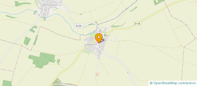 localisation de l'entreprise ASS SOCIO CULTURELLE SPORTIVE LAPPION à LAPPION