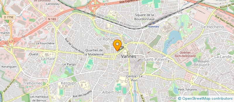 localisation de l'entreprise ASS SOCIO CULTURELLE & SPORTIVE NAZARETH à VANNES