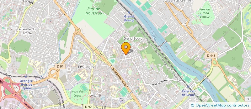 localisation de l'entreprise ASS SOCIO EDUCAT LYCEE PROFES BATIMENT à EVRY-COURCOURONNES