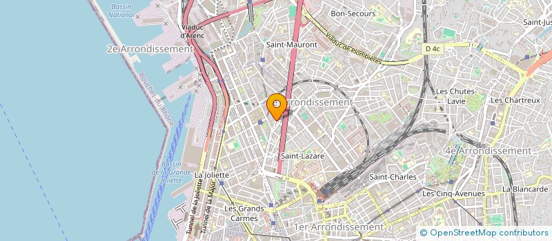 localisation de l'entreprise ASS SOCIO EDUCATIF ET DE DEVELOPPEMENT à MARSEILLE