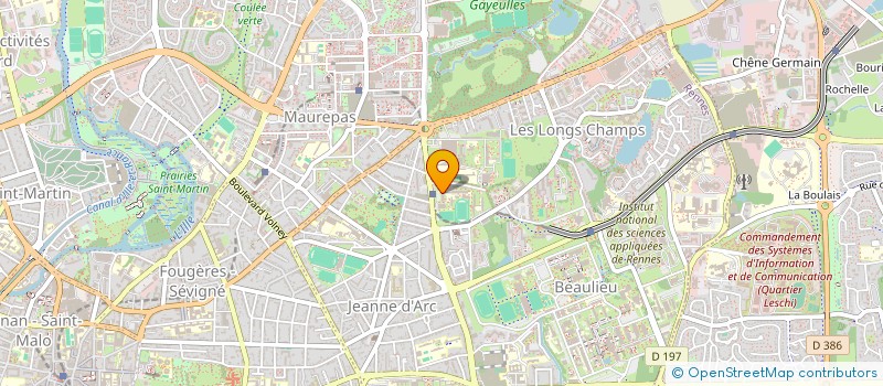 localisation de l'entreprise ASS SOCIO EDUCATIVE à RENNES