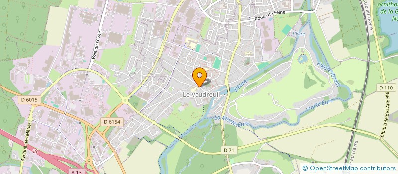 localisation de l'entreprise ASS SOCIO EDUCATIVE ECOLES VAUDREUIL  LE VAUDREUIL