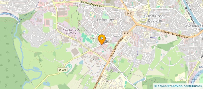 localisation de l'entreprise ASS SOCIO EDUCATIVE LYCEE METIERS DU BAT à LAVAL