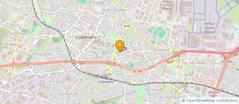 localisation de l'entreprise ASS SOCIO-EDUCATIVE PARENTHESES à COLOMIERS