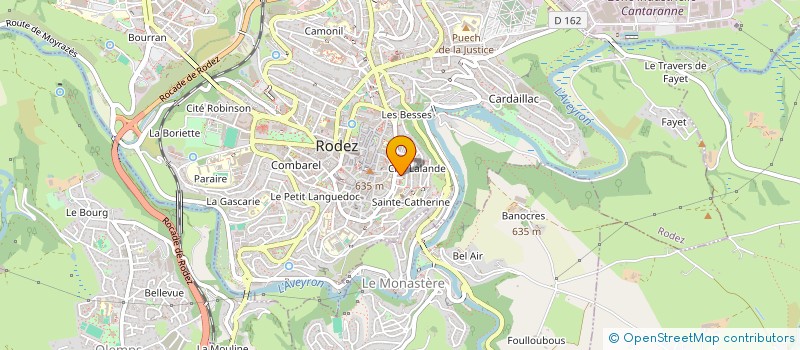 localisation de l'entreprise ASS SODAM STE DES AMIS DES MUSEES RODEZ à RODEZ