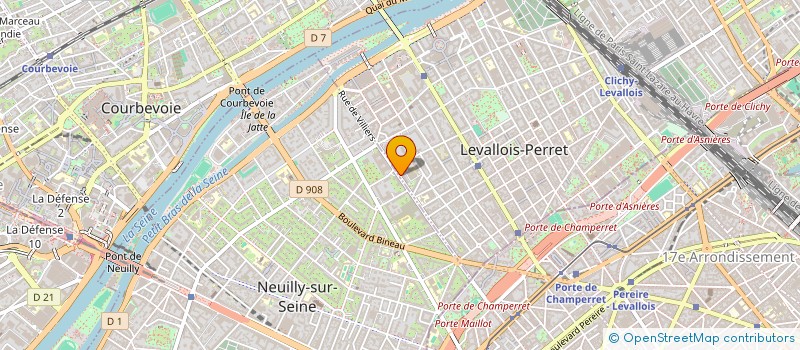 localisation de l'entreprise ASS SODEFOR à LEVALLOIS-PERRET